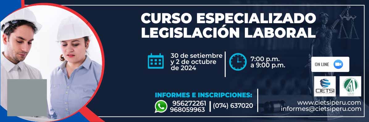 curso especializado legislaciOn laboral 2024